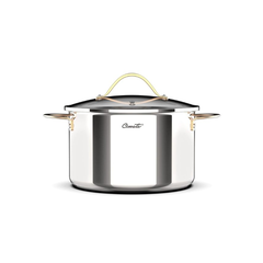 Nồi inox Ciwete Royal Knight Series 22cm vung kính
