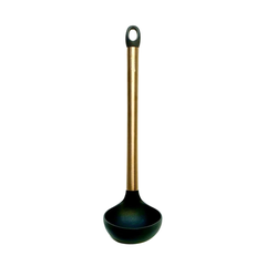 Muôi nấu ăn Ciwete cán màu vàng đồng 30cm