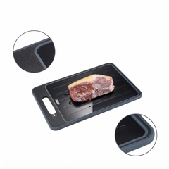 Thớt rã đông đa năng Gefu Cut Pro Defrosting and Chopping Board 13991 36.5 x 25cm 4in1 - cắt thực phẩm, rã đông, mài dao và bào gừng, vỏ chanh