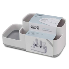 Hộp đựng vật dụng nhà tắm Joseph Joseph 70513 Easy-Store™ - Badezimmer-Caddy - Weiß/Grau VE 2 (màu xám)