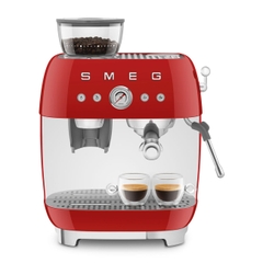 Máy pha cafe SMEG EGF03RDEU màu đỏ có kèm cối xay