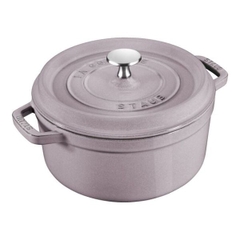 Staub - Nồi gang tròn màu hồng phấn 18cm