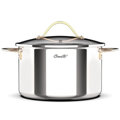 Nồi luộc gà Inox Ciwete Royal Knight Series 28cm vung kính
