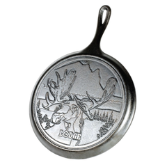 Chảo gang Lodge L9OGWLMO 26cm – Đáy khắc hình nai độc đáo, chính hãng Mỹ,