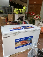 Tủ Đông dàn đồng 352 Lít Hòa Phát HPF-AD6352 1 ngăn đông, 2 cánh mở