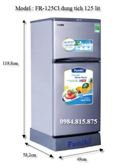 Tủ lạnh 125 lít