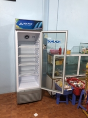 Tủ mát đứng kính 400l 600f1 Hòa phát Tiết kiệm điện 2022
