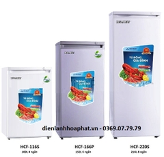 Tủ đông đứng Funiki Hòa Phát HCF 166P 152 lít 6 ngăn