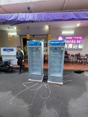 3 mẫu tủ mát 1 cánh dàn nhôm , có bám tuyết giá rẻ