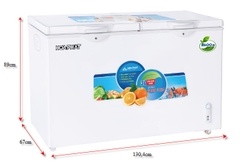 Tủ đông hòa phát 1 ngăn 352l
