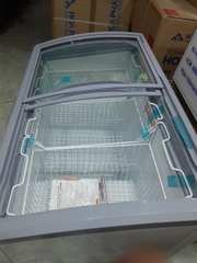 Tủ kem Alaska KC-210 mặt kính cong 210 lít