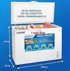Tủ 1 ngăn đông 500l 1 cánh ( lòng sử dụng thực 252L) dài 108cm rộng 61cm
