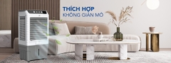 Máy làm mát không khí  Hoà Phát cho văn phòng 40-50m bình nước 55L MẦU GHI