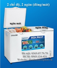 Tủ 1 ngăn đông + 1 ngăn mát 656 lít ( lòng sử dụng thực 280L) dài 1.24 mét