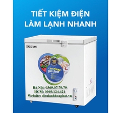 Tủ đông gia đình 200l 1 chế độ (Đông) 1 cánh DÀN ĐỒNG