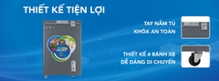 Tủ Đông Dàn Đồng 110l HCF 106S1ĐSH MÀU XÁM