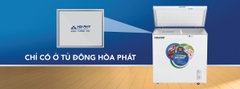 Tủ đông hòa phát 336L 1 ngăn đông 1 cánh mở CS 100W