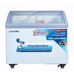 TỦ BÀY HÀNG INVERTER KÍNH CONG KC-210CI