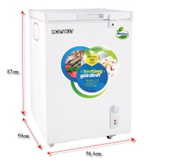 Tủ đá mini 100l