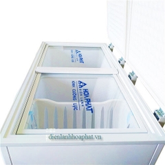 Tủ đông Hòa Phát 205l, tủ mini 2 ngăn đông và mát