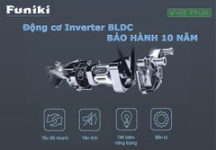 Máy giặt lồng ngang Funiki HWM F885ADG Inverter 8.5kg