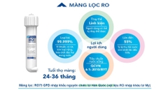 Máy lọc nước 10 lõi lắp gầm chân quỳ Hòa Phát