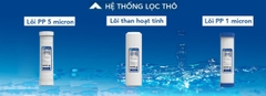 Máy lọc nước 10 lõi lắp gầm chân quỳ Hòa Phát