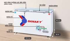 Tủ đông Inverter Sanaky VH-3699W4KD 360 lít