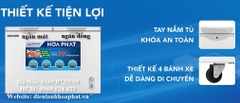 Tủ 1 ngăn đông + 1 ngăn mát 656 lít ( lòng sử dụng thực 280L) dài 1.24 mét
