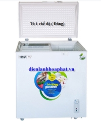 Tủ đông mini 200L 1 ngăn đông 1 cánh mở CS 100W