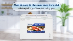 Tủ đông Hòa Phát 2 ngăn 2 cánh HPF BD6245 600L Dàn đồng