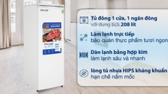 Tủ đông Hòa Phát đứng HPF UAH6208 208L 7 tầng