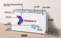 Tủ đông Inverter Sanaky VH-3699W4KD 360 lít