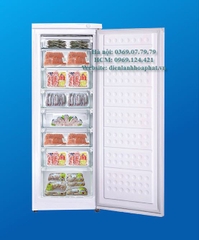 Tủ đông dạng đứng 220 LÍT 8 ngăn kéo TIẾT KIỆM ĐIỆN