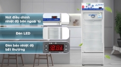 Tủ mát Hòa Phát 1 cánh HSR D6195 500L Dàn đồng