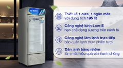 Tủ mát Hòa Phát HSR S6195 500L Dàn Nhôm