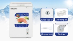 Tủ đông mini Hòa Phát HCF 106S1Đ 1 ngăn 1 cánh 110L nguyên đông