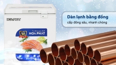 Tủ đông mini Hòa Phát HCF 106S1Đ 1 ngăn 1 cánh 110L nguyên đông