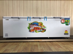 Tủ Đông chứa NISHU 1588L 1 chế độ đông 3 cánh mở DÀN ĐỒNG tiết kiệm điện