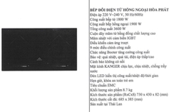Bếp đôi điện từ hồng ngoại Hòa Phát HPC H21A2