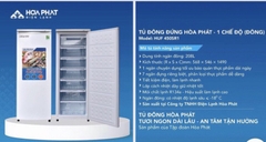 TỦ ĐÔNG ĐỨNG 5 tầng 150l HOÀ PHÁT