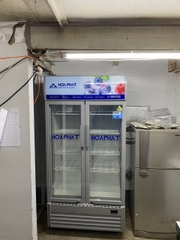 Tủ mát trưng bày Hòa Phát 1 ngăn 2 cánh HSR D6526 800L (long sử dụng trong 526L).