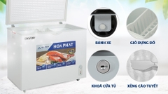 Tủ đông Hòa Phát 1 ngăn 1 chế độ đông HPF AD6252 500l (Lòng sử dụng trong 252L)