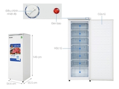 Tủ đông Hòa Phát đứng HUF 450SR1