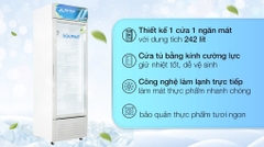 Tủ mát Hòa Phát HSC 600F1R1 600L (Lòng sử dụng trong 242L)