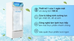 Tủ mát Hòa Phát HSC 550F1R1 500l (lòng sử dụng 195L)