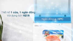 Tủ đông Hòa Phát 162 Lít HPF AD6162 / HCF 336S1Đ1