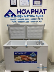 Tủ Đông + Mát 245L HPF-BD6245T1 cánh ốp kính dàn đồng 2 ngăn 2 cửa mở