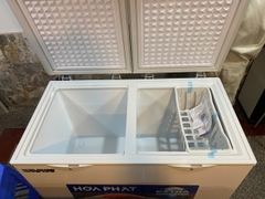 Tủ Đông Mát 205L Hòa Phát HPF-BD6205 dàn đồng 2 ngăn 2 cửa mở