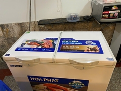 Tủ Đông Mát 205L Hòa Phát HPF-BD6205 dàn đồng 2 ngăn 2 cửa mở